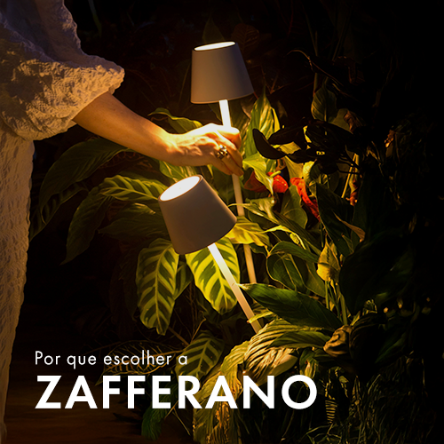 Luminárias Zafferano sem fio